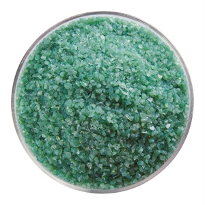 Bullseye Mineral Green Opal Fritt Medium. 0117-0002 2 225 kg
