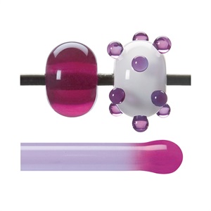 Bullseye Light Fuchsia Transp 1232-0576