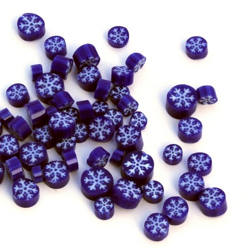 Bullseye Murrine, Snowflake 14g