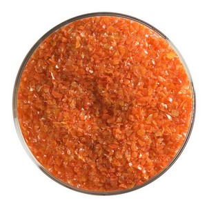 Bullseye Pimento Red Opal Fritt Medium. 0225-0002 2 225 kg