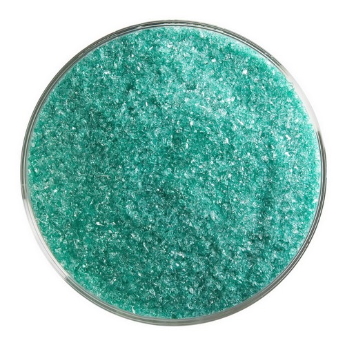 Bullseye Emerald Green Transparent Fritt Fine 1417-0001, 2 225 kg