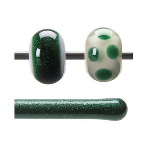 Bullseye Dark Mint Green Transp 1112-0576