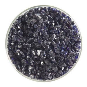 Bullseye Midnight Blue Transparent Fritt Grov. 1118-0003 2 225 kg