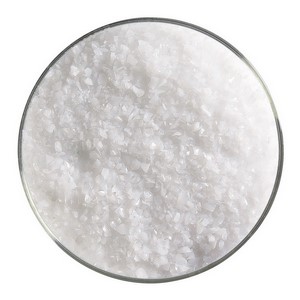 Bullseye Reactiv White Opal Fritt Medium. 0009-0002 2,225 kg