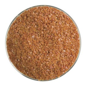 Bullseye Burnt Orange Opal Fritt Medium. 0329-0002 2 225 kg