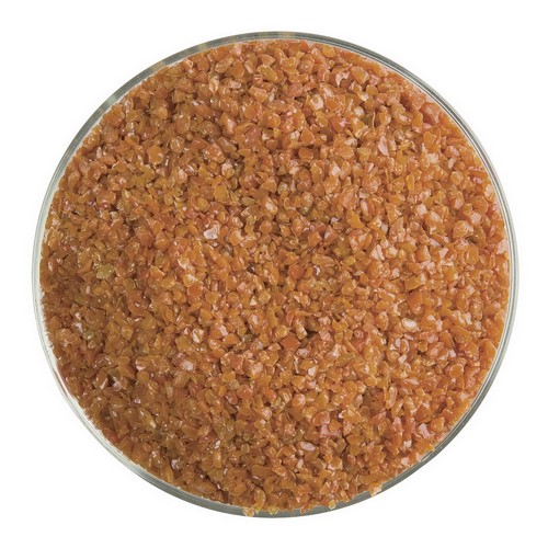 Bullseye Burnt Orange Opal Fritt Medium. 0329-0002 2 225 kg