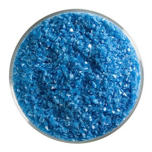 Bullseye Egyptian Blue Opal Fritt Medium. 0164-0002 2 225 kg