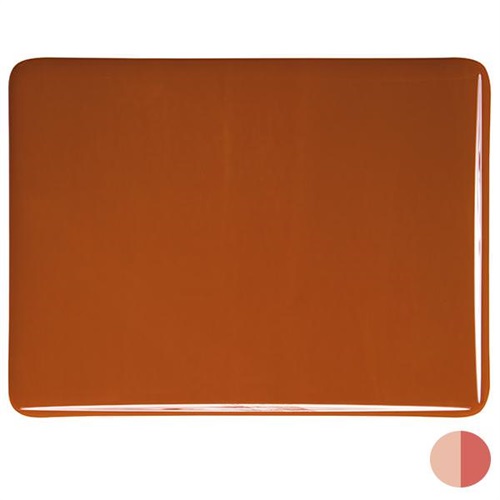 Bullseye 0329-0030 Bränd Orange Opal 3mm