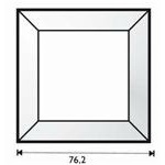 Spegel Fasad 7,62 x 7,62 cm