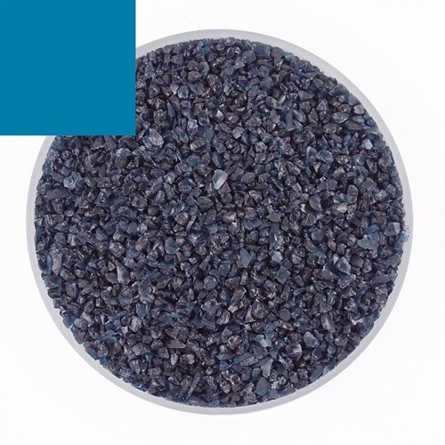 Float Fritt Blue-Green 0096 Grain 4 Transp. 250 g