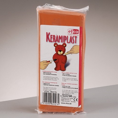 Keramisk plast, självhärdande lera, terrakotta, 500g