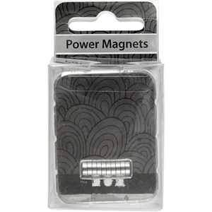 Powermagnet, Ø5mm, tjocklek 2 mm, 10 st.