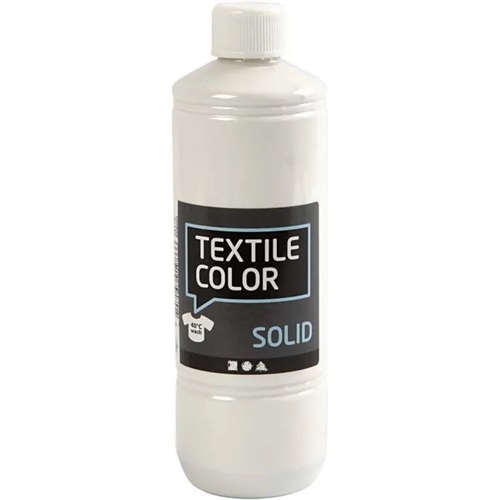 Textil Solid, vit, täckande, 500 ml