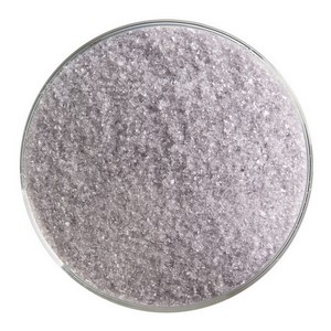 Bullseye Light Silver Grey Transparent Fritt Fine 1429-0001, 2,225 kg