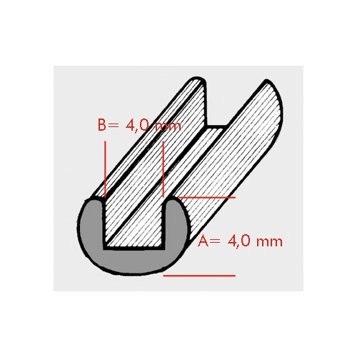 U-Profile Round Lead - Kontakta oss!