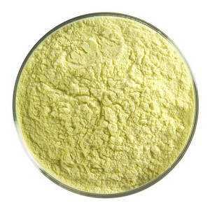 Bullseye Citron-Yellow Opal Powder 0120-0008. 2 225 kg