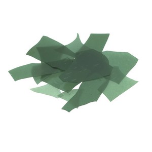 Bullseye Confetti 1112-84 Dark Mint Green Transp.