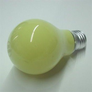 Gula elektriska glödlampor E27 för pulvertryck